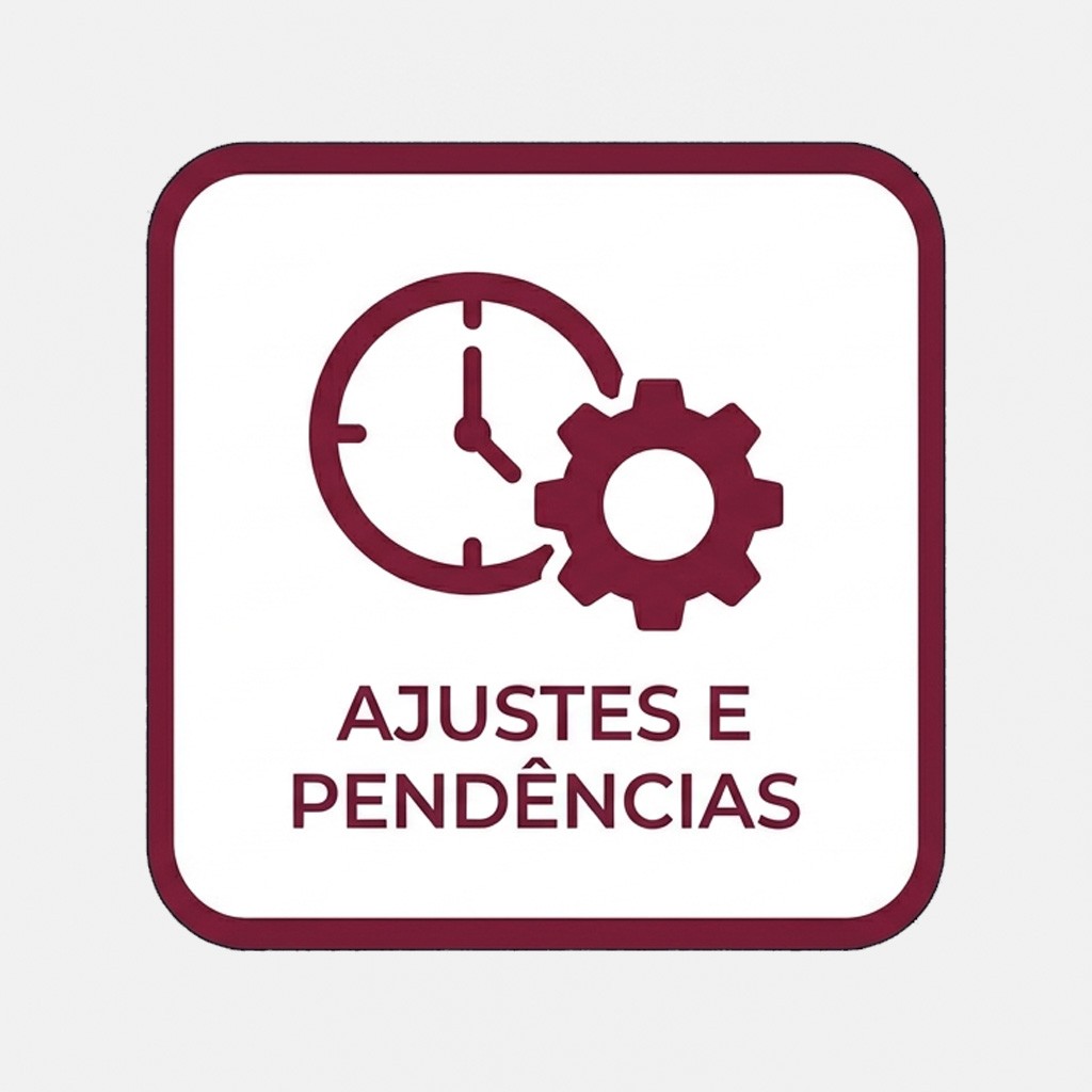 Ajustes e Pendências